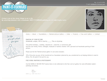 Tablet Screenshot of paint-it-forward.com